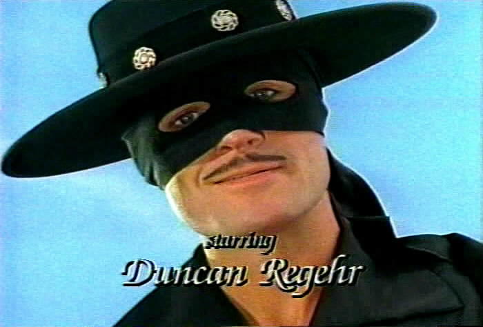 Duncan Regehr is Don Diego de la Vega and Zorro