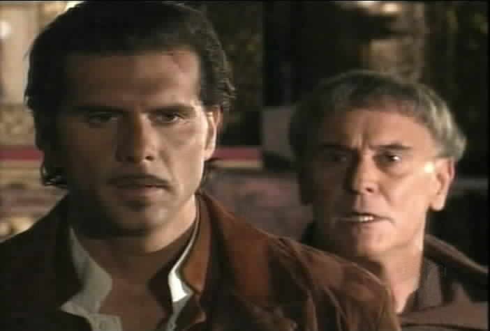 Padre Tomas warns Diego that telling Esmeralda his secret was a grave error.