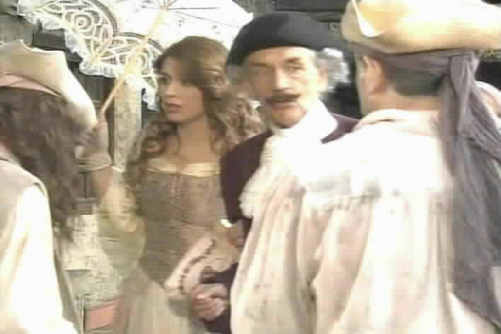 Catalina and her father are attacked by pirates.
