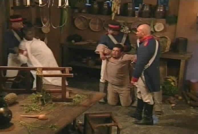 Dolores is arrested by the soldiers.