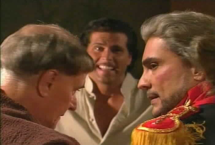 Padre Tomas and Alejandro react as Diego mentions that he must know Mariangel quite well if he married her.