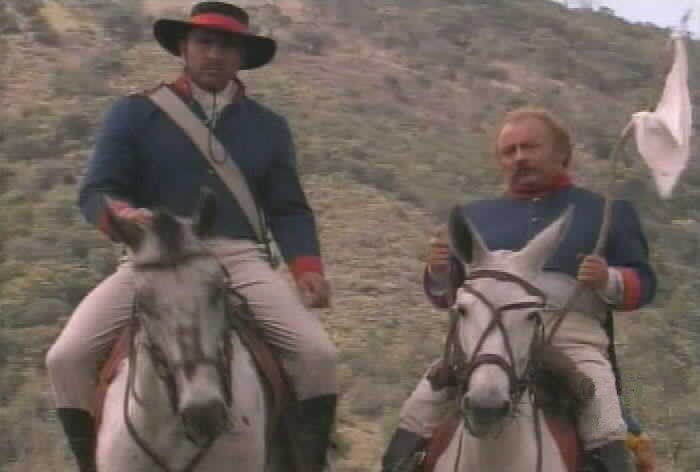 Pizarro and Garcia begin to ride towards the de la Vega estate.