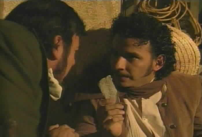 Aguirre tells Olmos that Esmeralda is alive.