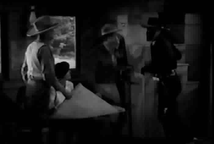 Zorro boards the train so that he can warn the engineer.